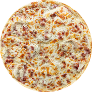 Defumados e Embutidos: Carioca - Pizza Grande (12 Fatias) (Ingredientes: Calabresa, Champignon, Bacon, Catupiry, Muçarela)