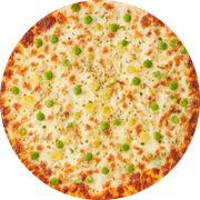Frango: Mexicana - Pizza Grande (12 Fatias) (Ingredientes: Frango, Ovo, Ervilha, Pimenta, Muçarela)