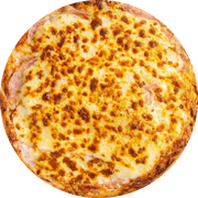 Defumados e Embutidos: Canadense - Pizza Grande (12 Fatias) (Ingredientes: Lombo Defumado, Cebola, Catupiry, Muçarela)