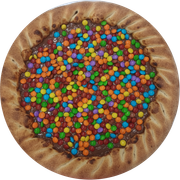 Doce: Confetti - Pizza Grande (Ingredientes:  Confetti, Chocolate cremoso)