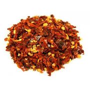 Temperos e Especiarias: Pimenta calabresa 50g - é obtida através do processo de desidratação e de flocagem da tradicional pimenta dedo-de-moça ou pimenta vermelha seca.