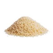 Produtos Naturais: Farinha Panko 100g - é uma farinha para empanados feita de pão, assim como farinha de rosca caseira (Farinha de Pão ou Farelo de Pão), porém o Panko tem textura mais flocada e crocante