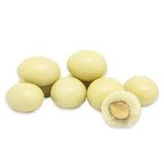 Cacau & Chocolates: Drageado Amêndoas Branco 50g - Sem Glúten, Contém lactose