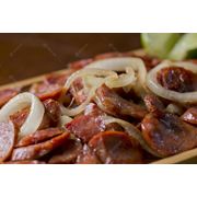 Porção: Porção de Calabresa Acebolada - Porção Frita (Ingredientes: Porção)