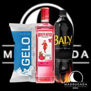 Kits Completos: Beefeater Pink 1L + Baly 2L + Gelo 3kg - Beefeater Pink 1L + Baly 2L + Gelo 3kg