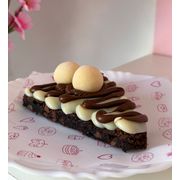 doces artesanais: Fatia brownie ninho com nutella - Fatia de brownie, ninho e nutella