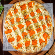Tradicionais: 01-4 Queijos - Brotão - 25 cm (Ingredientes: Azeitona, Catupiry, Cheddar, Molho, Mussarela, Orégano, Provolone)