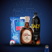 Combo Whisky + Baly 2L: Combo Old Parr 12 Anos 750ml)