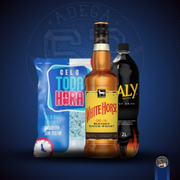 Combo Whisky + Baly 2L: Combo White Horse 1L)