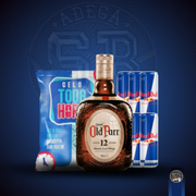 Combo Whisky + 6 Red Bull: Whisky Escocês Old Parr 12 Anos 750ml)