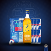 Combo Whisky + 6 Red Bull: Combo Johnnie Walker Blonde + Red Bull)