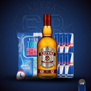 Combo Whisky + 6 Red Bull: Whisky Importado Chivas Regal 12 Anos 750ml)