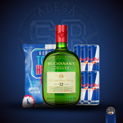 Combo Whisky + 6 Red Bull: Whisky Escocês Buchanan