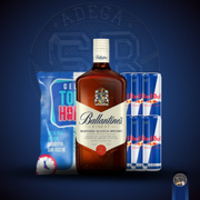Combo Whisky + 6 Red Bull: Whisky Importado Ballantine