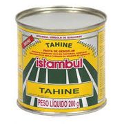 Linha Oriental: Tahine 200g Istambul - O Tahine é uma pasta feita unicamente de gergelim. Podendo ser utilizado na culinária, no preparo de deliciosos pratos e molhos.