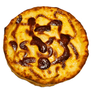 Doces: Banana Nevada - Pizza Broto (Ingredientes: Banana,  Chocolate Branco)