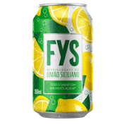 Refrigerante: Fys Limão Siciliano Lata 350ml - 50% menos açúcares