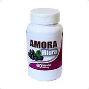 Fitoterápico: Amora miura 60cps 500mg Flora Viva - Auxilia no controle da glicose, favorece a saúde óssea e hormonal.