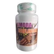 Fitoterápico: Amora e isoflavona com Vit C 60cps 500mg Flora Viva - Auxilia no equilíbrio hormonal feminino, alivia sintomas da menopausa e fortalece ossos.