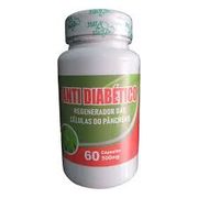 Fitoterápico: Anti Diabético 500mg 60cps Flora Viva - Auxilia no controle da glicose, melhora o metabolismo de carboidratos e fortalece a saúde metabólica.