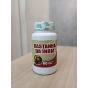 Fitoterápico: Castanha da índia 500mg 60cps Flora Viva - Auxilia na circulação, fortalece veias e capilares e reduz inchaços.