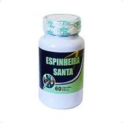 Fitoterápico: Espinheira santa 500mg 60cps Flora Viva - Auxilia na digestão, alivia gastrite e azia, protege o estômago e possui ação anti-inflamatória.