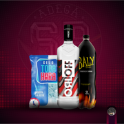 Combo De Vodka Com Baly 2L: Combo Orloff 1L)