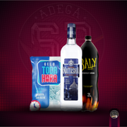Combo De Vodka Com Baly 2L: Combo Natasha 1L)