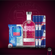 Combo De Vodka + Baly 2L: Combo Absolut Sabor + Red Bull)