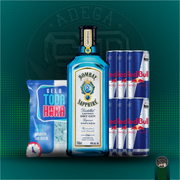 Combo De Gin + Red Bull: Combo Gin Bombay + Red bull)