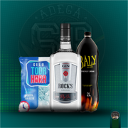 Combo De Gin +Bally: Combo Gin Rock’s Pink 995ml)