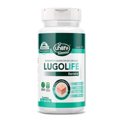 Suplementos: Lugolife 500mg 30cps Unilife - Regula a tireoide, equilibra hormônios, apoia o metabolismo, fortalece imunidade e contribui para pele, unhas e cabelos.