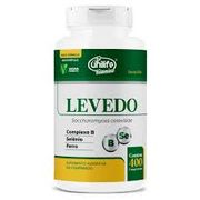Suplementos: Levedo 400cps Unilife - Rico em vitaminas do complexo B, fortalece cabelo, pele e unhas, auxilia no metabolismo, aumenta energia e apoia o sistema nervoso.