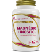 Suplementos: Magnésio + Inositol 60cps Flora Nativa - Melhoram o equilíbrio hormonal, apoiam a fertilidade e saúde ovariana, reduzem ansiedade e estresse, fortalecem músculos e ossos, e contribuem para o bem-estar geral.
