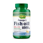 Suplementos: Ômega 3 fish oil 60cps Unilife - Protege o coração, melhora memória e visão, reduz inflamações e fortalece o sistema imunológico.