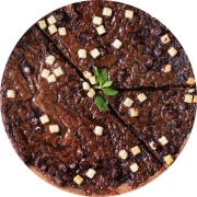 Salgados: A Moda da Casa - Pizza Super 12 Fatias (Ingredientes: Mussarela, Lombo, Palmito, Parmesão, Tomate, Manjericão, Requeijão)