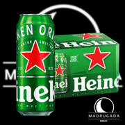 Fardo Cerveja Latão: Fardo Heineken 473ml c/12 unidades)