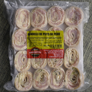 CONGELADOS: Rondelli de Peito de Peru e Pesto de Manjericão - Rondelli recheado com Peito de Perú Defumado, Mussarela e Pesto de ManjericãoEmbalagem: 500g