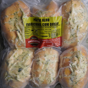 CONGELADOS: Pão de Alho Sabor Queijo - Pct 6 und - Pão de Alho Tradicional, sabor MussarelaPacote com 6 unidades