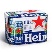 Packs de Cervejas: Pack Heineken 0,0 Alcool 350ml c/ 12uni. - cerveja