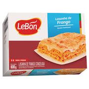 Congelados: Lasanha Frango Lebon - 600g