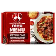 Congelados: Meu Manu Fettuccine Bolonhesa - bolonha