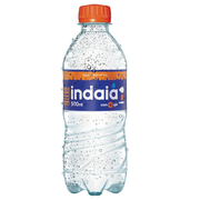 Água: Água C/ Gás 500ml - ÁGUA MINERAL NATURAL COM GÁS INDAIÁ GARRAFA 500ML