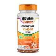 Suplementos: Coenzima Q10 50mg 30 gomas Unilife - Antioxidante potente que auxilia energia celular, saúde cardiovascular, refúgio contra cansaço físico e fortalece o sistema imunológico.