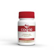 Suplementos: Coenzima Q10 200mg 30caps Vitafor - Antioxidante forte, aumenta energia celular, apoia coração e imunidade, combate envelhecimento oxidativo.
