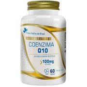 Suplementos: Coenzima Q10 100mg 60caps Flora Nativa - Antioxidante forte, aumenta energia celular, apoia coração e imunidade, combate envelhecimento oxidativo.