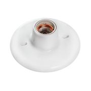 Ferragem/SOS: SOQUETE PLAFON BRANCO - OPL - branco