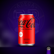Sucos, Refrigerantes e Energético: Coca-Cola Zero Açúcar Lata 350ml)