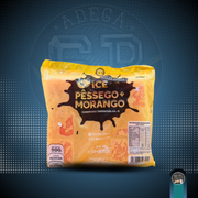 Gelo: Gelo Ice Coco: Pêssego & Morango 500g)