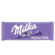 Barras de Chocolate: Barra de Chocolate Milka - Alpine Milk - 90g